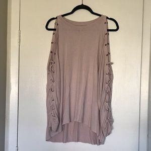American Eagle Soft & Sexy Knit Laced Sweater